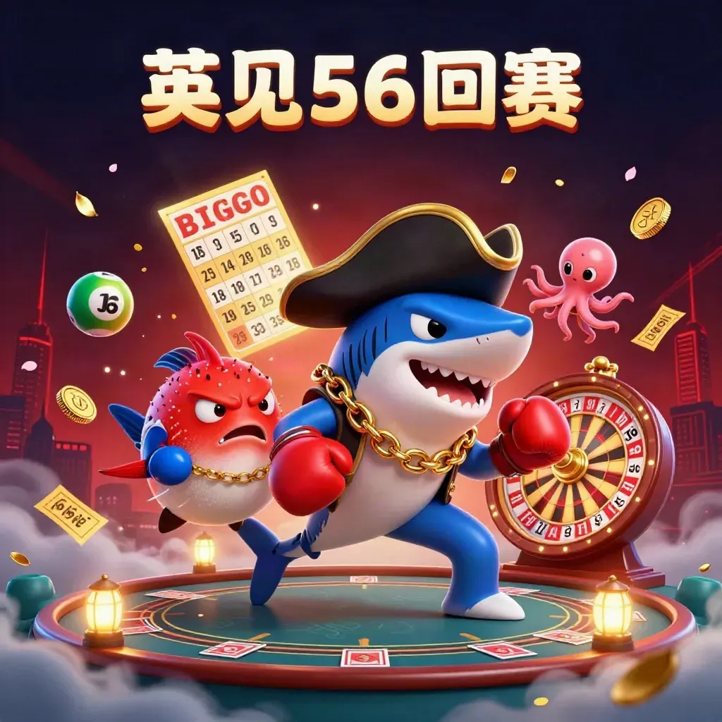 Pirate shark, boxing pufferfish, and coin-juggling octopus amid casino magic and treasure.